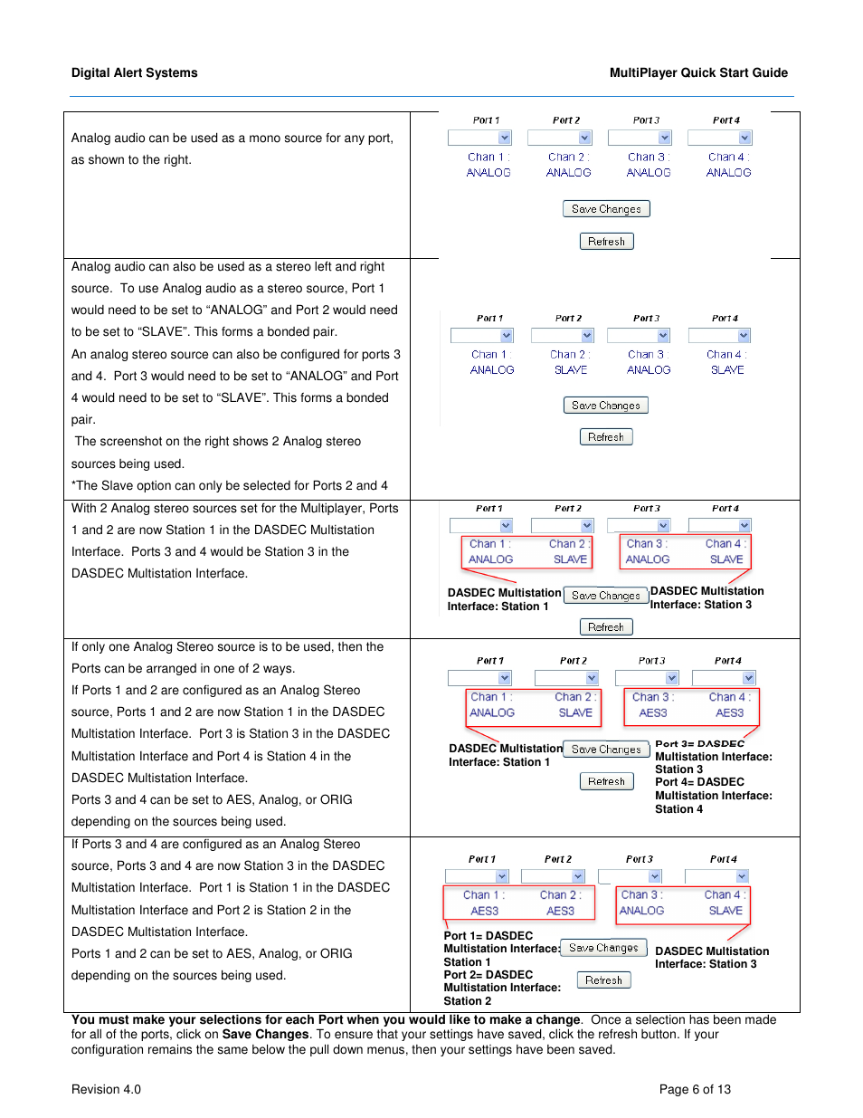 Digital Alert Systems MultiPlayer User Manual | Page 6 / 13
