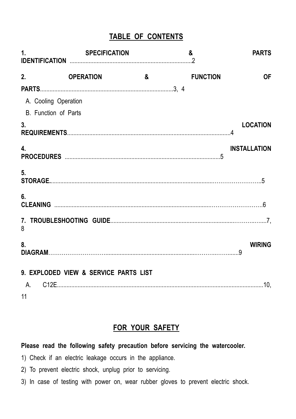 Clover Electronics C12E User Manual | Page 2 / 10
