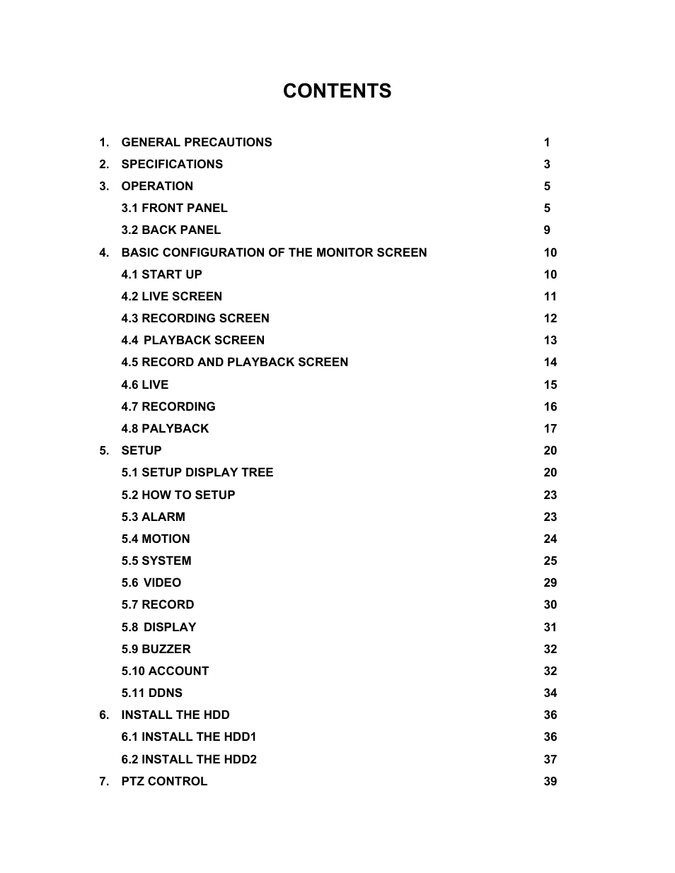 Clover Electronics CDR 4170 User Manual | Page 4 / 67