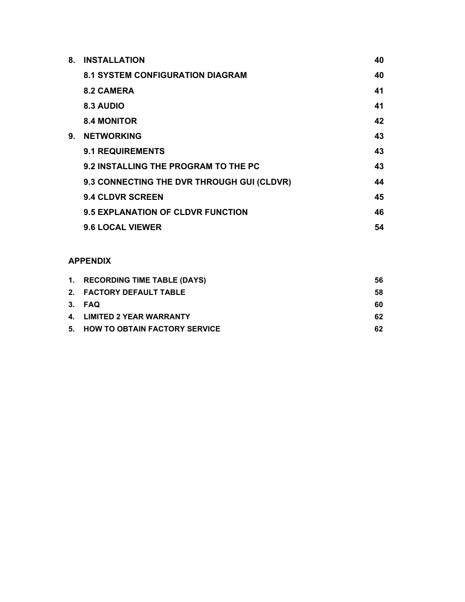 Clover Electronics CDR 4170 User Manual | Page 5 / 67