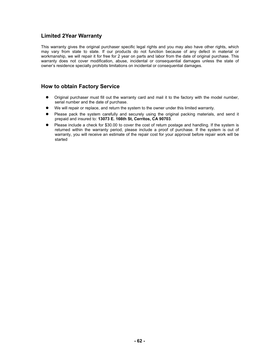 Clover Electronics CDR 4170 User Manual | Page 67 / 67