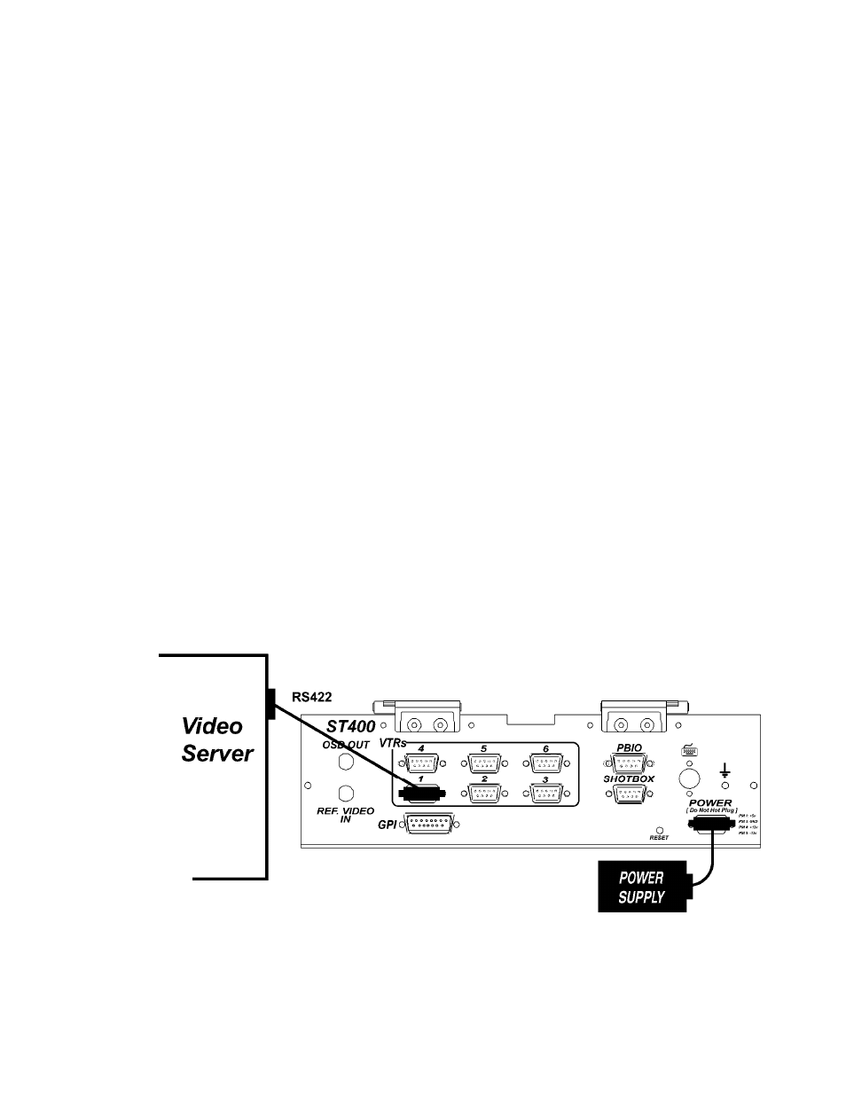 B. production switcher, Connection diagram | DNF Controls 4040CL-EVS-PBIO User Manual | Page 7 / 26