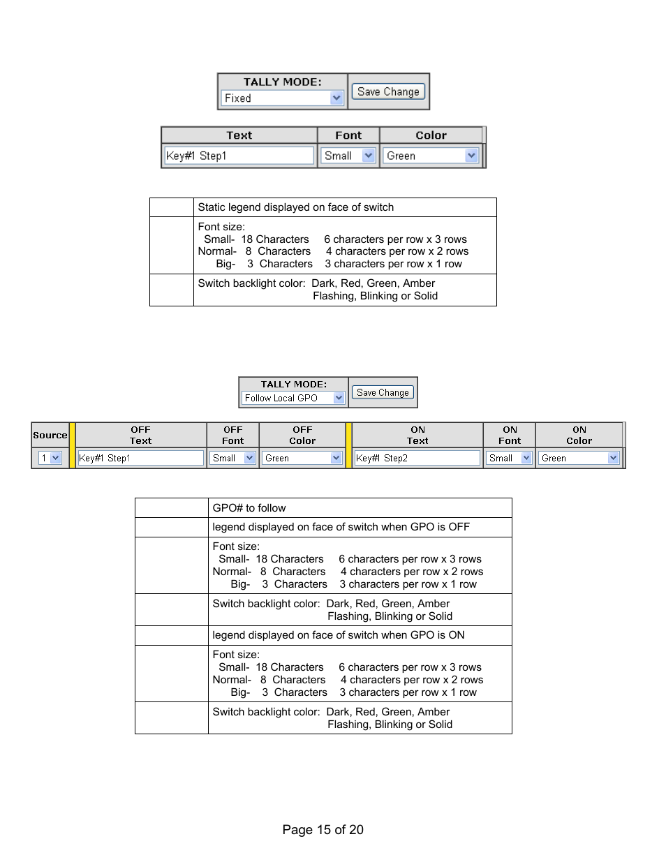 DNF Controls AnyWhere Interface Switch User Manual | Page 15 / 20