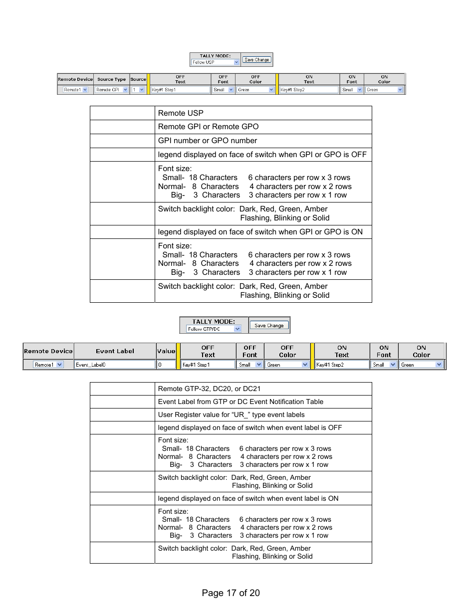 DNF Controls AnyWhere Interface Switch User Manual | Page 17 / 20