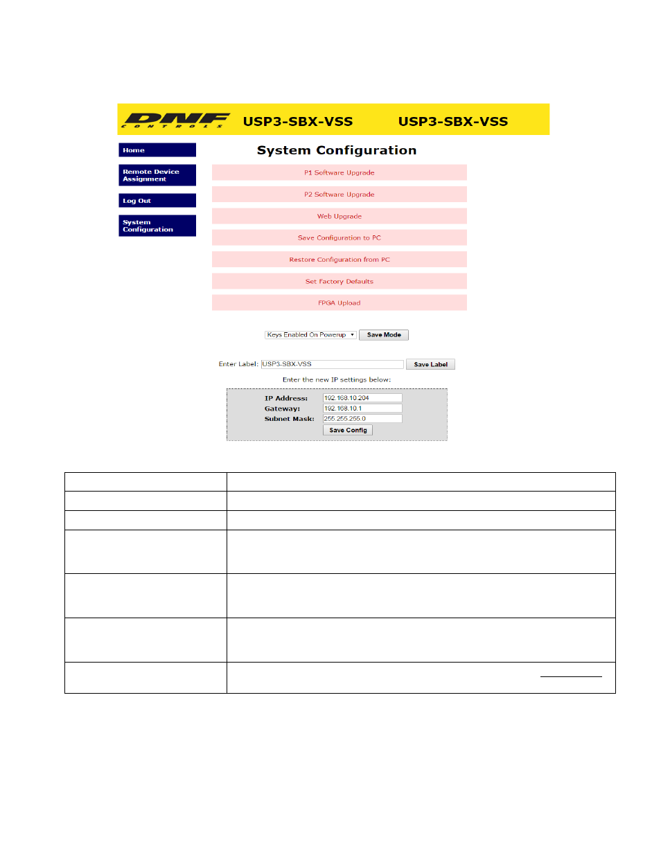 DNF Controls USP3-SBX-VSS User Manual | Page 5 / 10