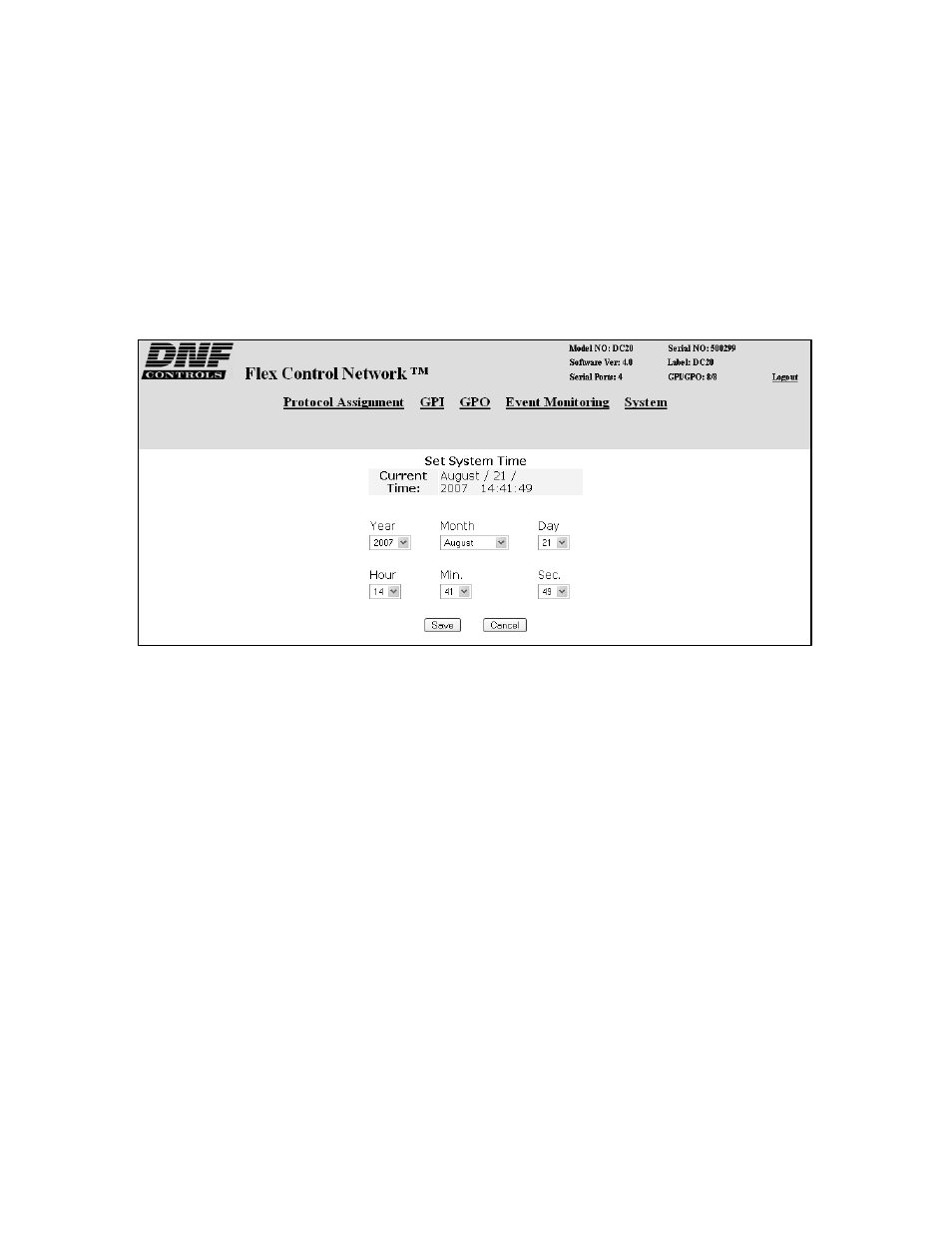 DNF Controls DC20 User Manual | Page 12 / 29