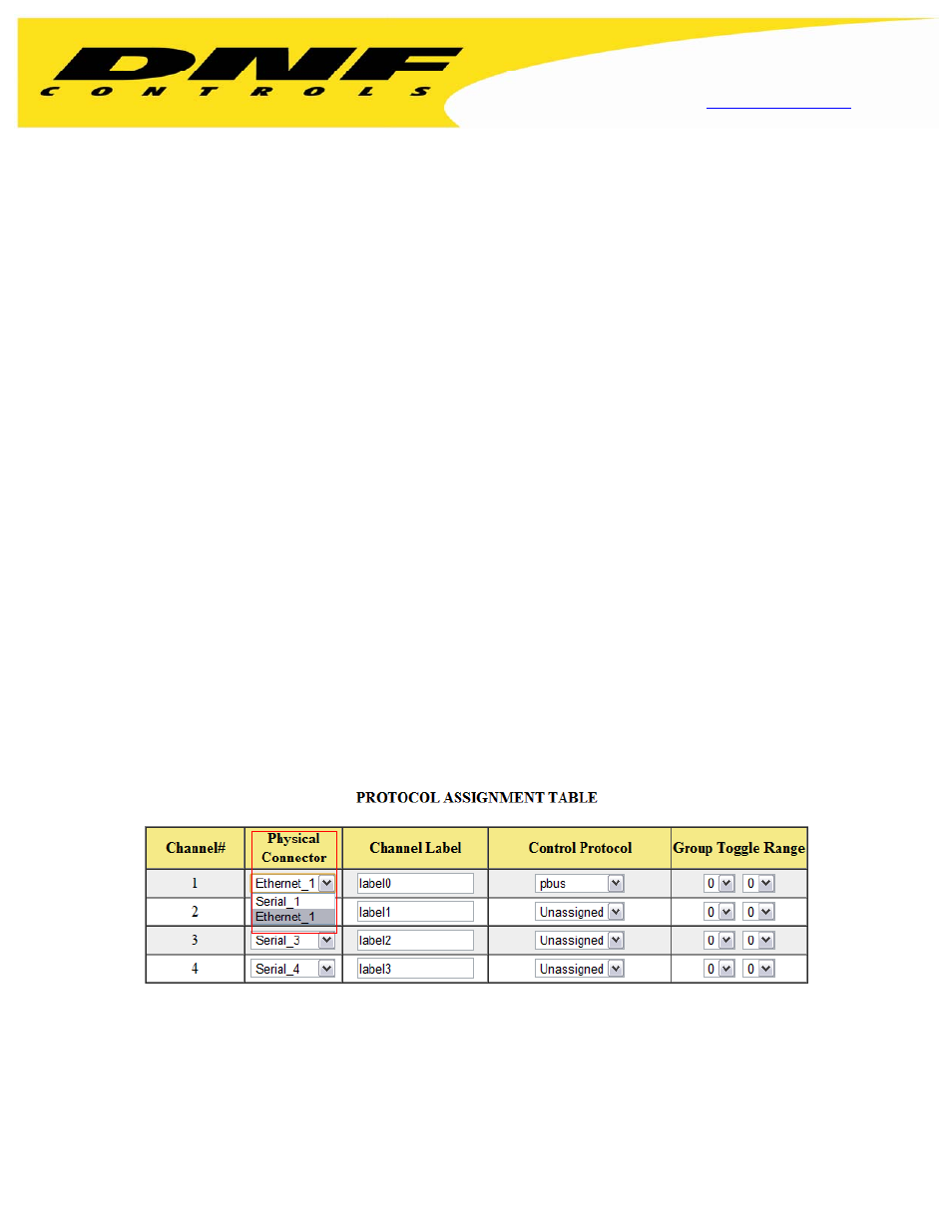 DNF Controls PBUS G and V Command Addendum User Manual | 2 pages