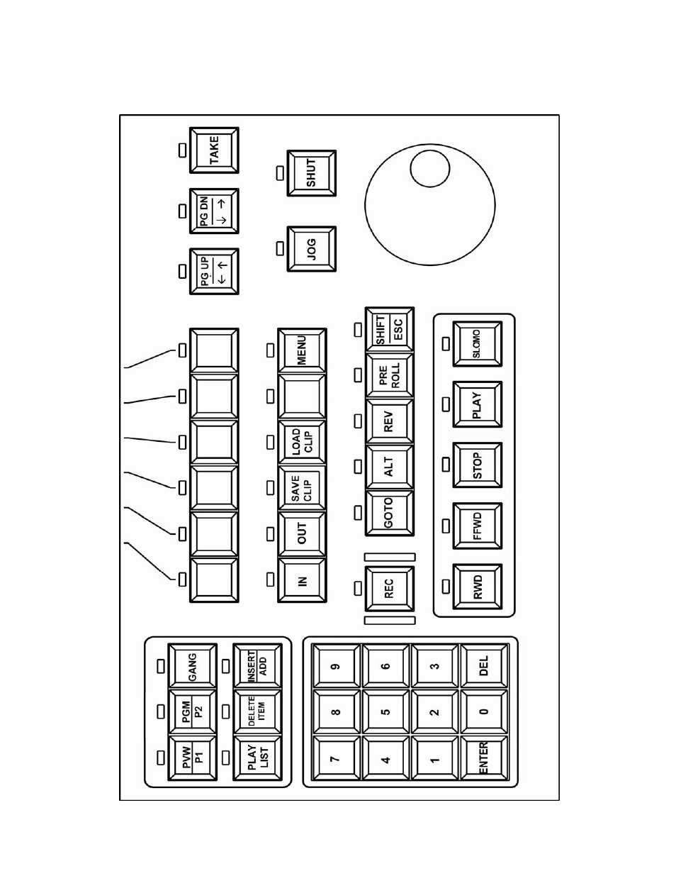 Key layout | DNF Controls DMAT-AB User Manual | Page 27 / 28