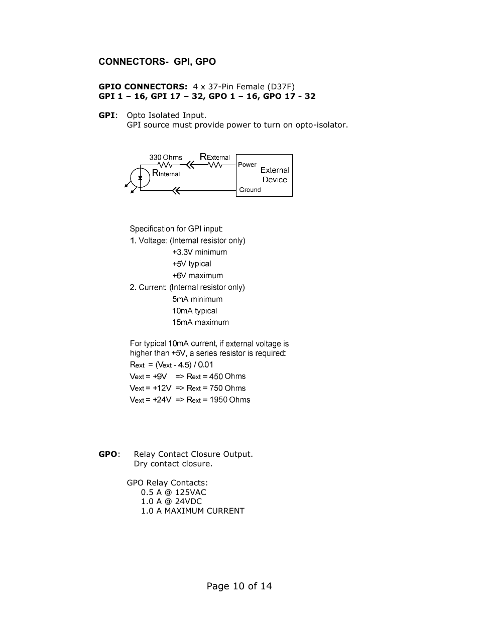 DNF Controls GC-32 GPIO Controller User Manual | Page 10 / 14