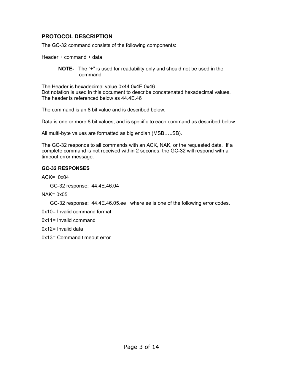 DNF Controls GC-32 GPIO Controller User Manual | Page 3 / 14