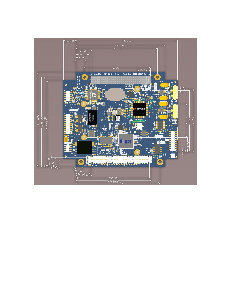 Dimensions | Connect Tech PCIE/104 User Manual | Page 26 / 27