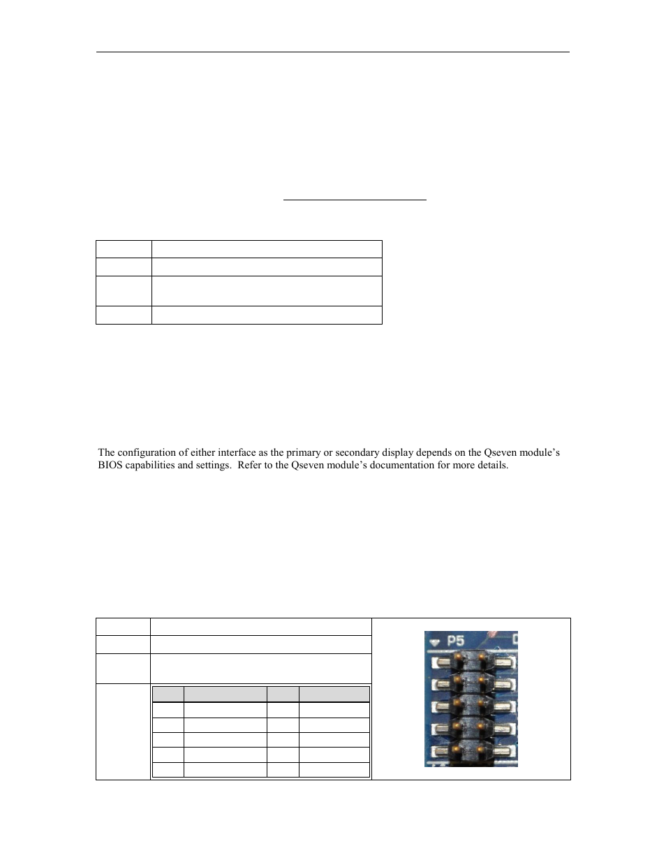 Qseven module interface, Description, Connector | Graphics | Connect Tech PCIE/104 User Manual | Page 9 / 27