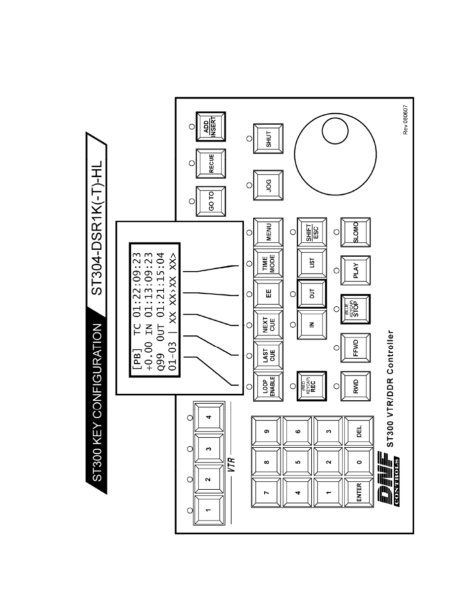 Key layout | DNF Controls ST304-DSR1K-HL User Manual | Page 30 / 33