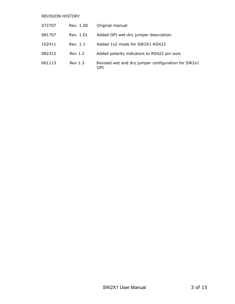 DNF Controls SW2X1 User Manual | Page 3 / 14