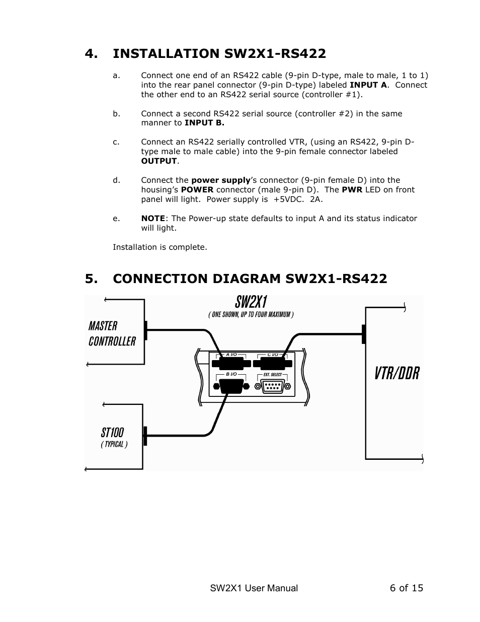 DNF Controls SW2X1 User Manual | Page 6 / 14