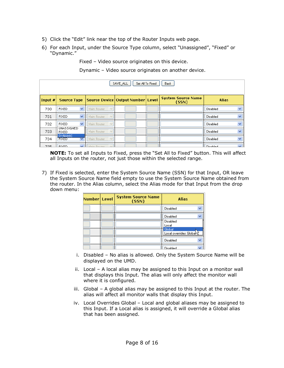 DNF Controls Tally Manager User Manual | Page 8 / 16