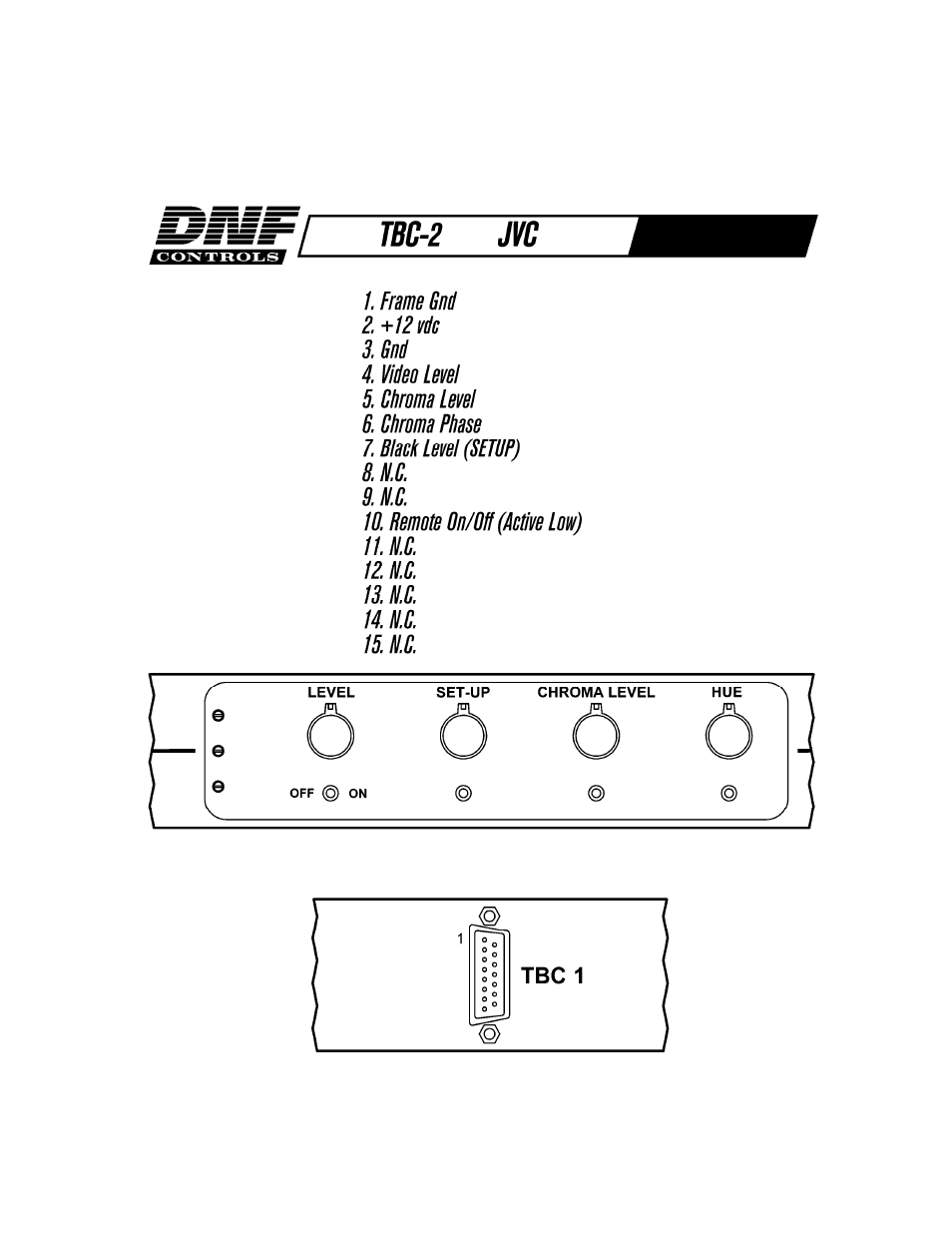 DNF Controls TBC-2 User Manual | Page 7 / 9