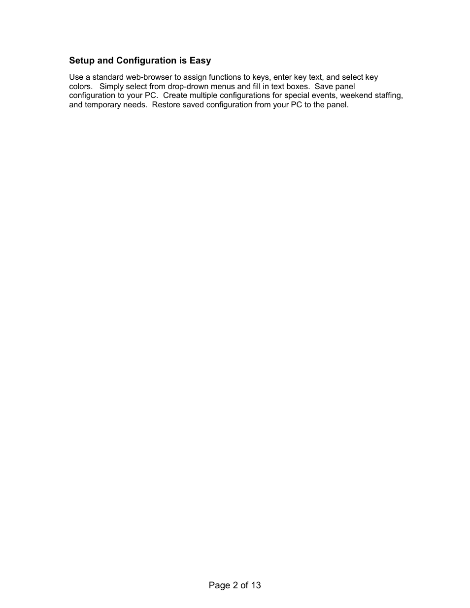DNF Controls USP-RDC User Manual | Page 2 / 13