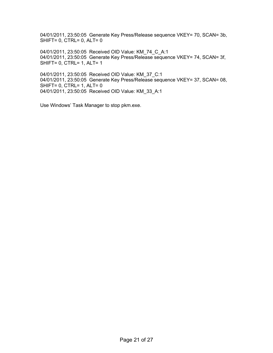 DNF Controls USP-S User Manual | Page 21 / 27