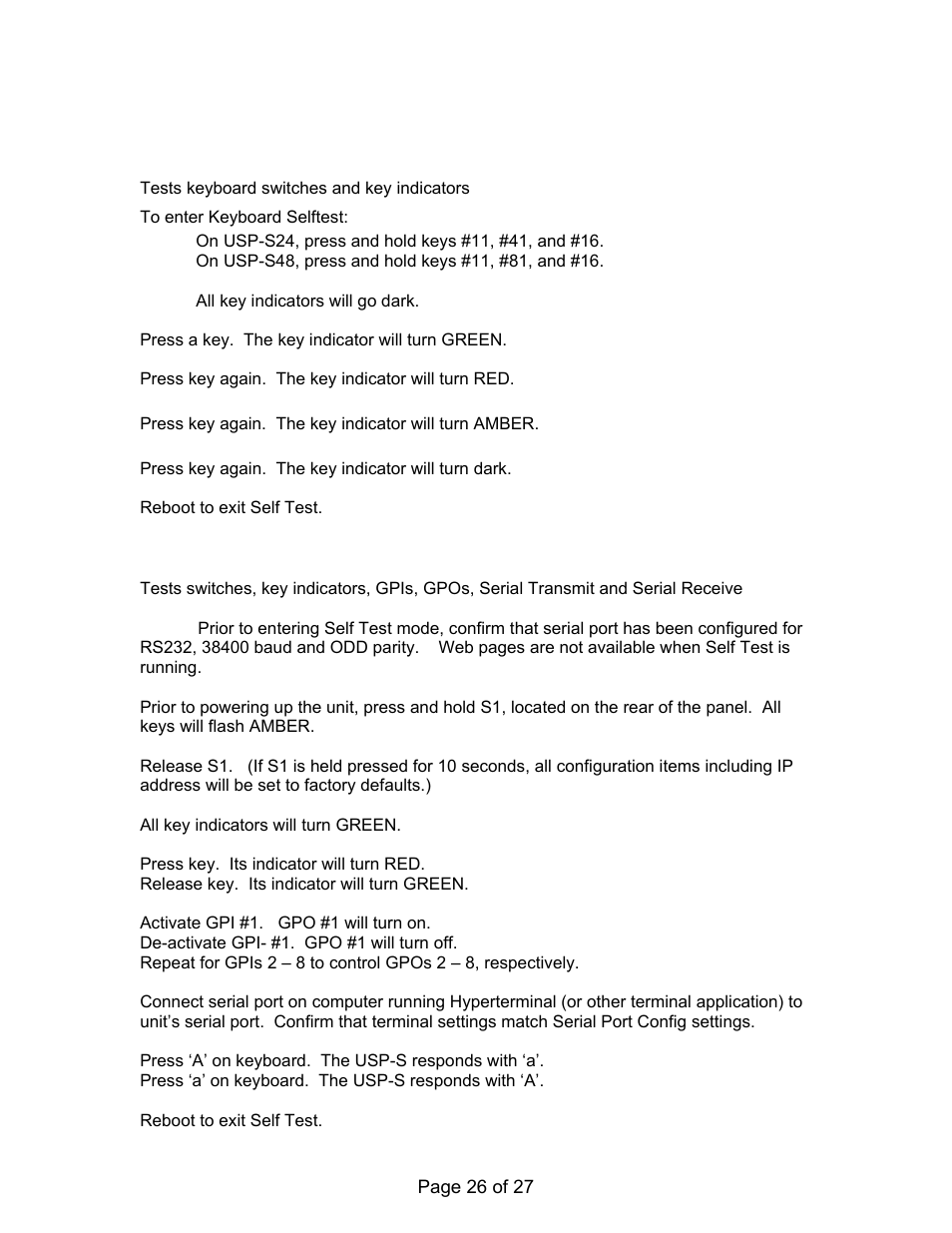 DNF Controls USP-S User Manual | Page 26 / 27