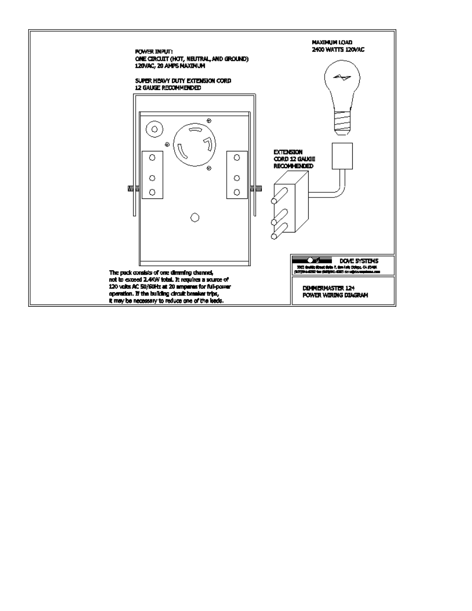Dove Systems DM-124 User Manual | Page 4 / 8
