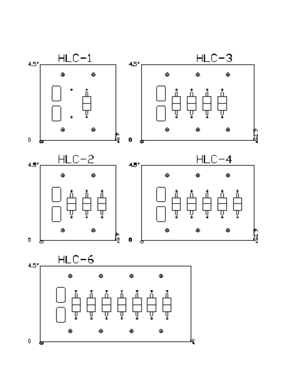 Hlc configurations | Dove Systems 1-6 Ch. HLC User Manual | Page 7 / 13