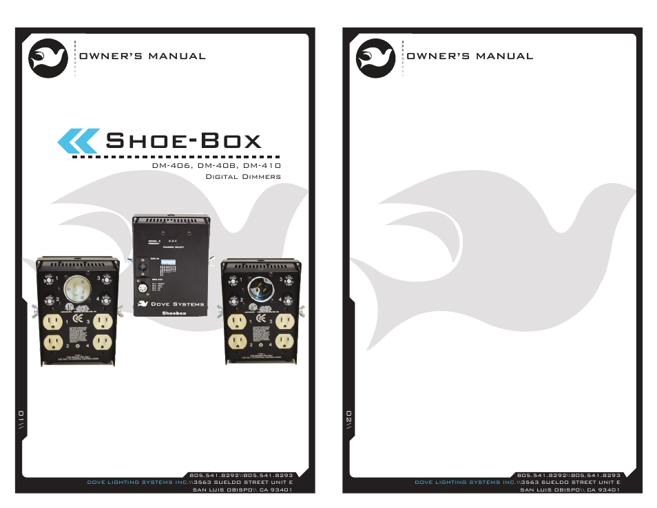 Dove Systems DM-410 User Manual | 6 pages