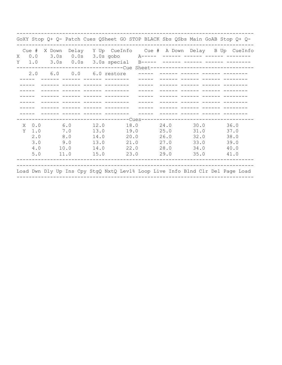 C. qsheet | Dove Systems Starport DOS User Manual | Page 15 / 19