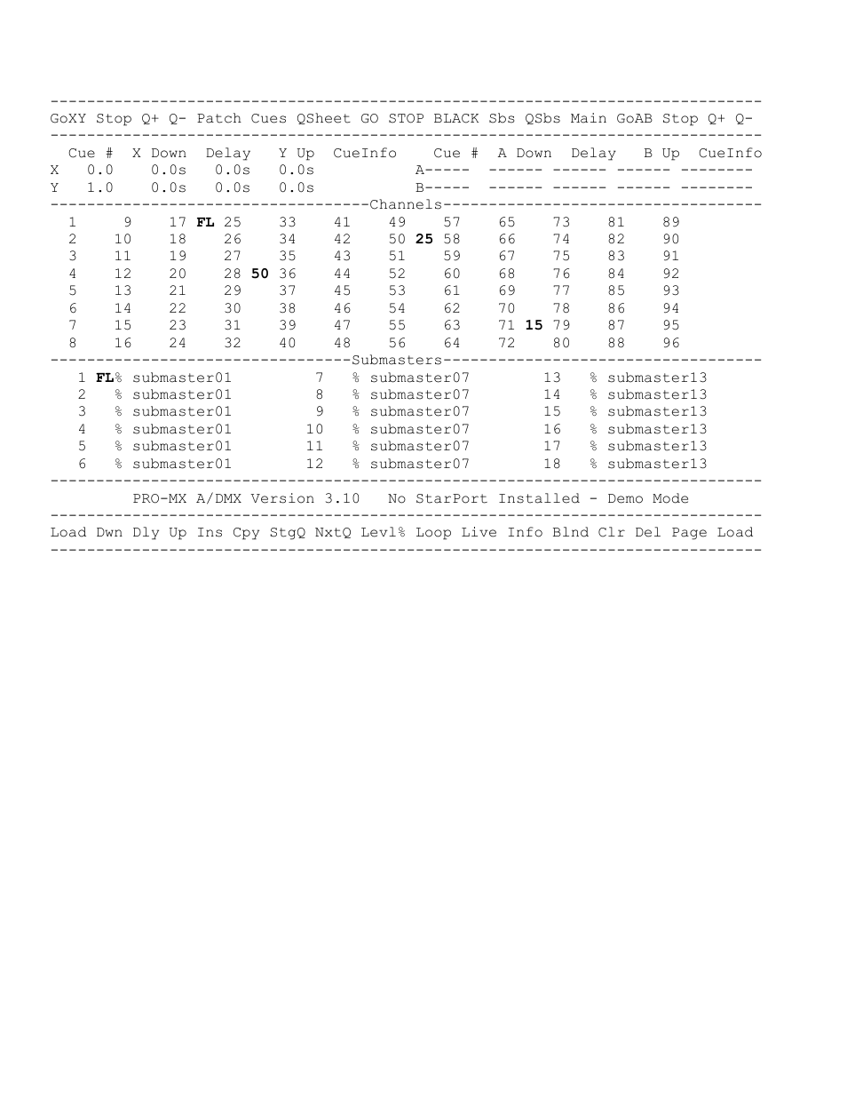 D. subs | Dove Systems Starport DOS User Manual | Page 16 / 19