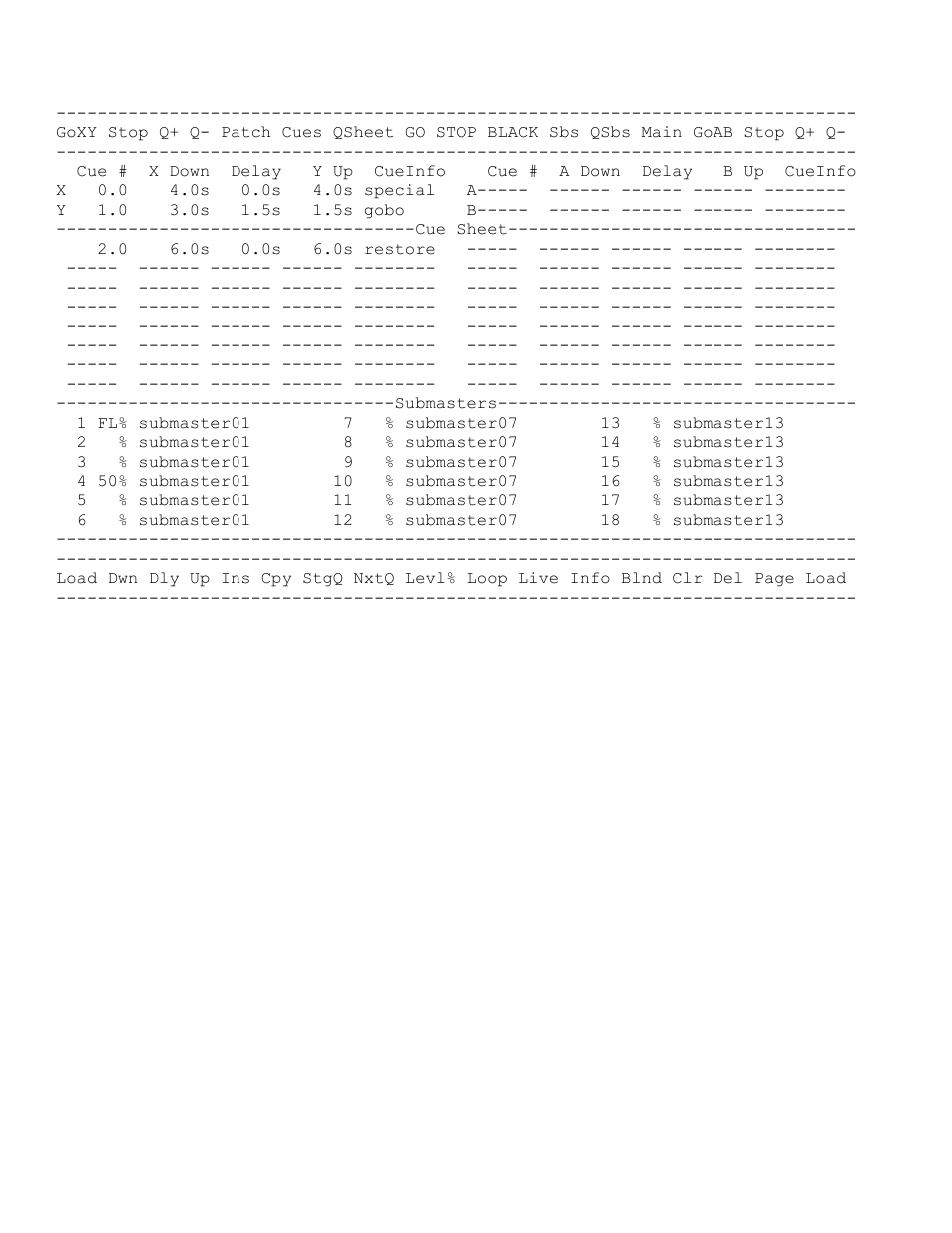 E. q/subs | Dove Systems Starport DOS User Manual | Page 17 / 19