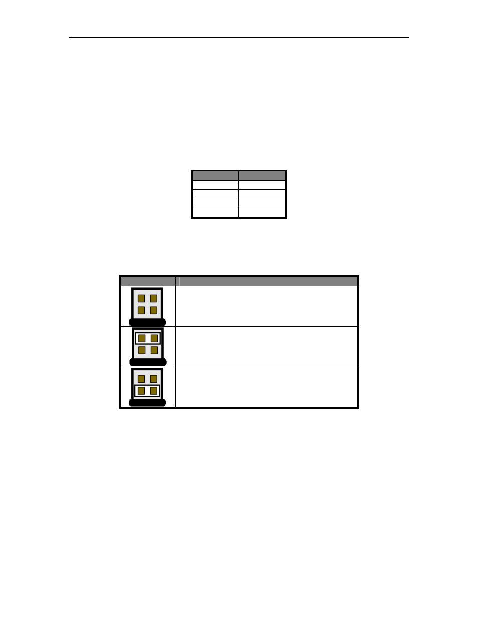 Hardware description, Jumpers and switches, Slot selection (rsw1) | Fpga configuration settings (j1), Table 2: slot selection (rsw1), Table 3: fpga configuration settings (j1) | Connect Tech PCI-104 User Manual | Page 10 / 39