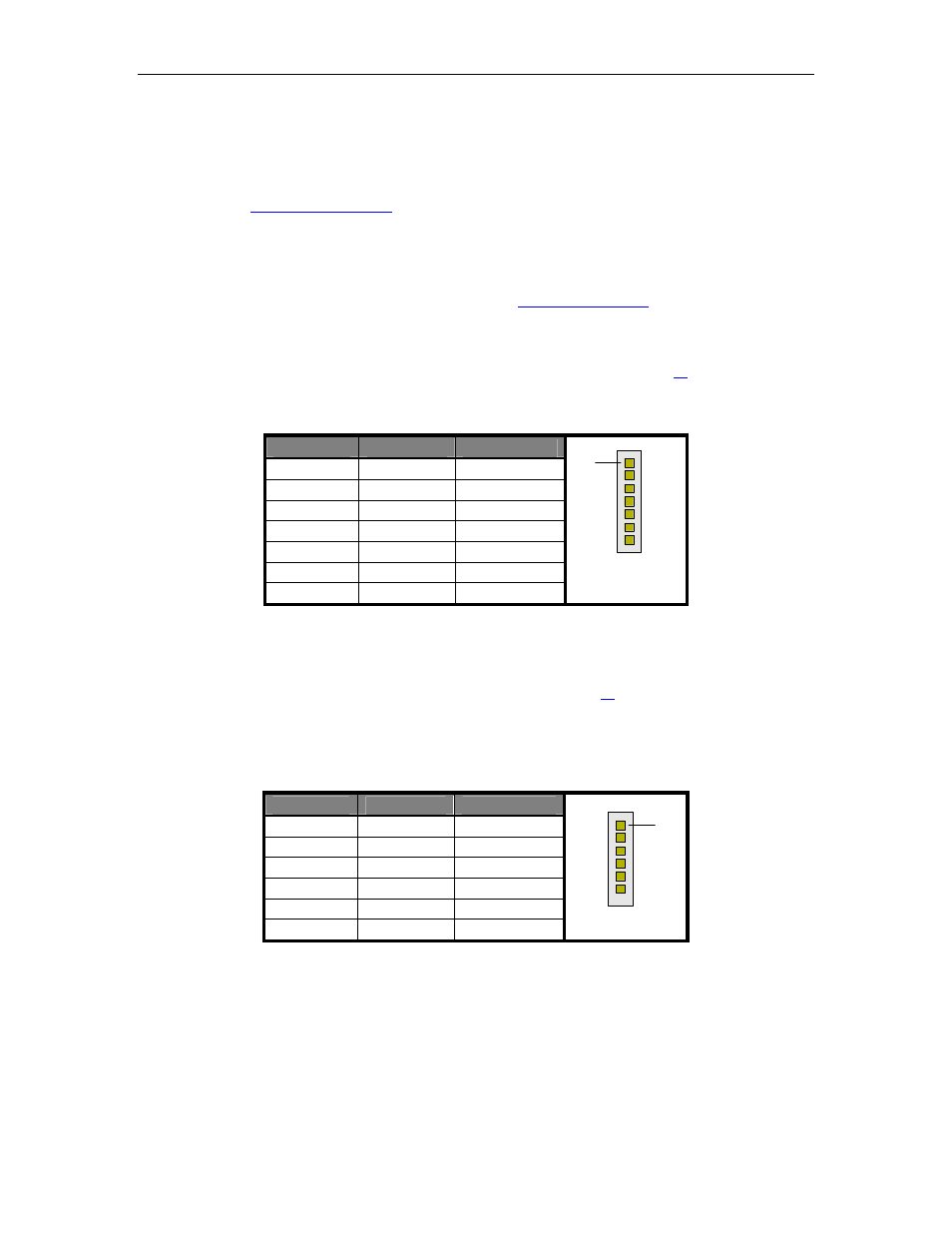 Connector pinouts, Pci-104 header (p1), Jtag programming header (p2) | Spi flash programming header (p3), Table 4: jtag programming header pinout (p2), Table 5: spi flash programming header pinout (p3) | Connect Tech PCI-104 User Manual | Page 11 / 39