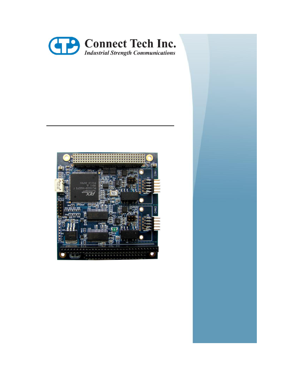 Connect Tech CANpro/104-Plus User Manual | 22 pages