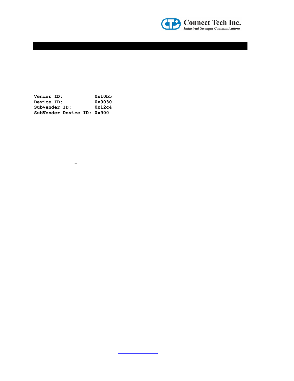 Software configuration, Pci properties of canpro/104- plus opto, Can controller address space | Connect Tech CANpro/104-Plus User Manual | Page 12 / 22