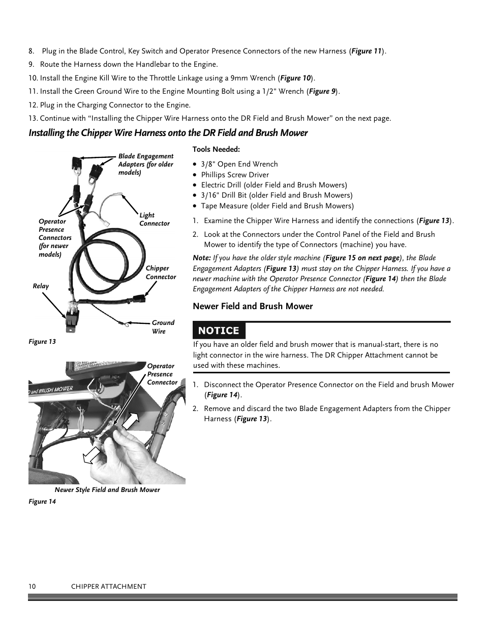 DR Power Chipper User Manual | Page 10 / 32