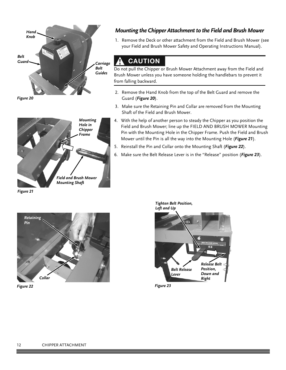 DR Power Chipper User Manual | Page 12 / 32