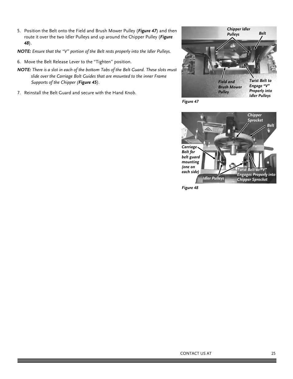 DR Power Chipper User Manual | Page 25 / 32