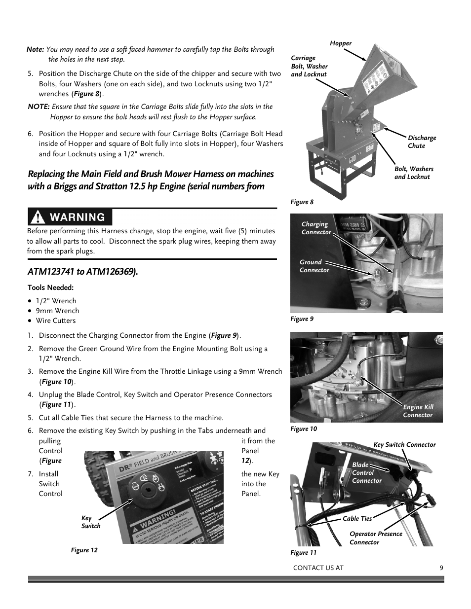 DR Power Chipper User Manual | Page 9 / 32