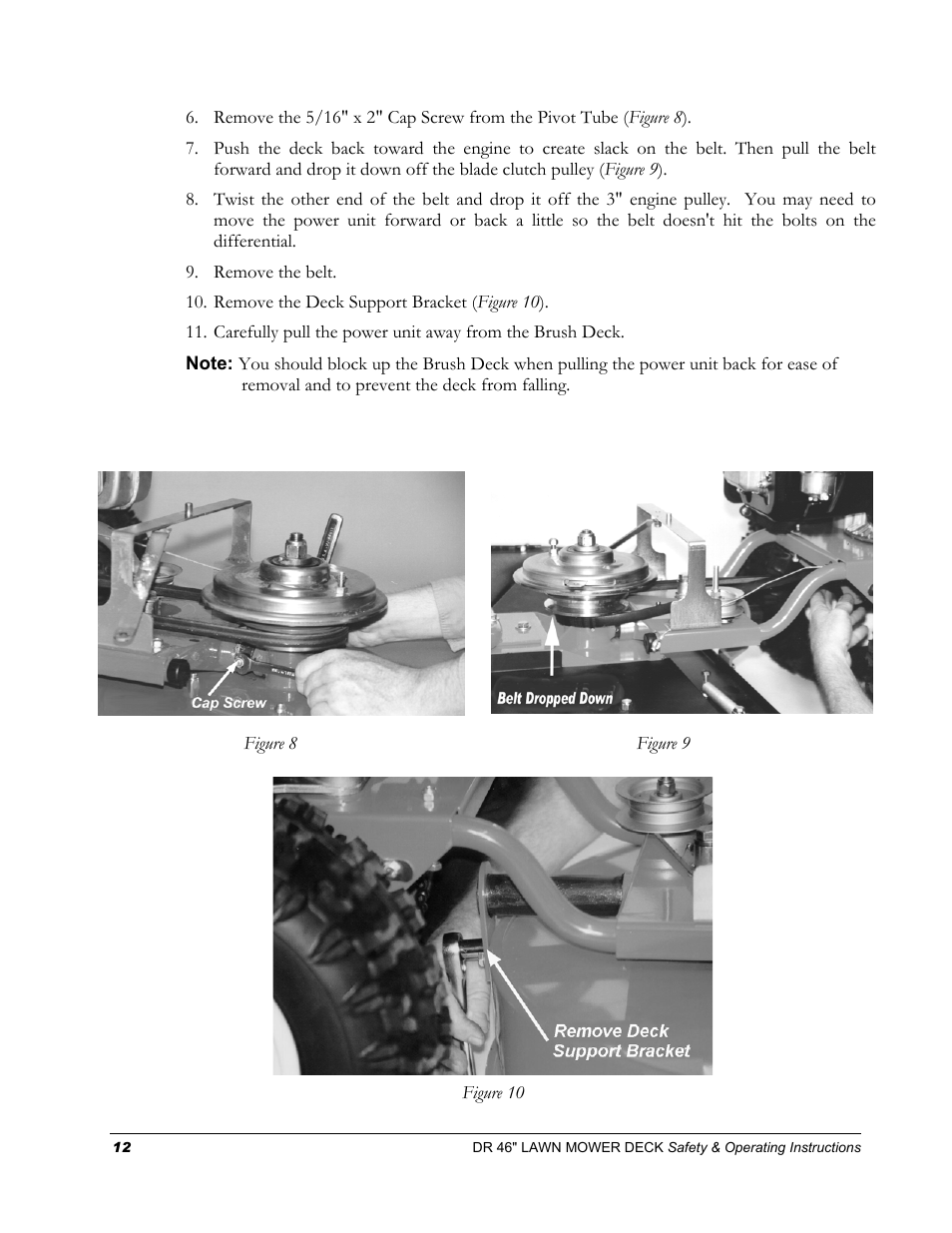 DR Power 46 Lawn Mower Deck User Manual | Page 16 / 42
