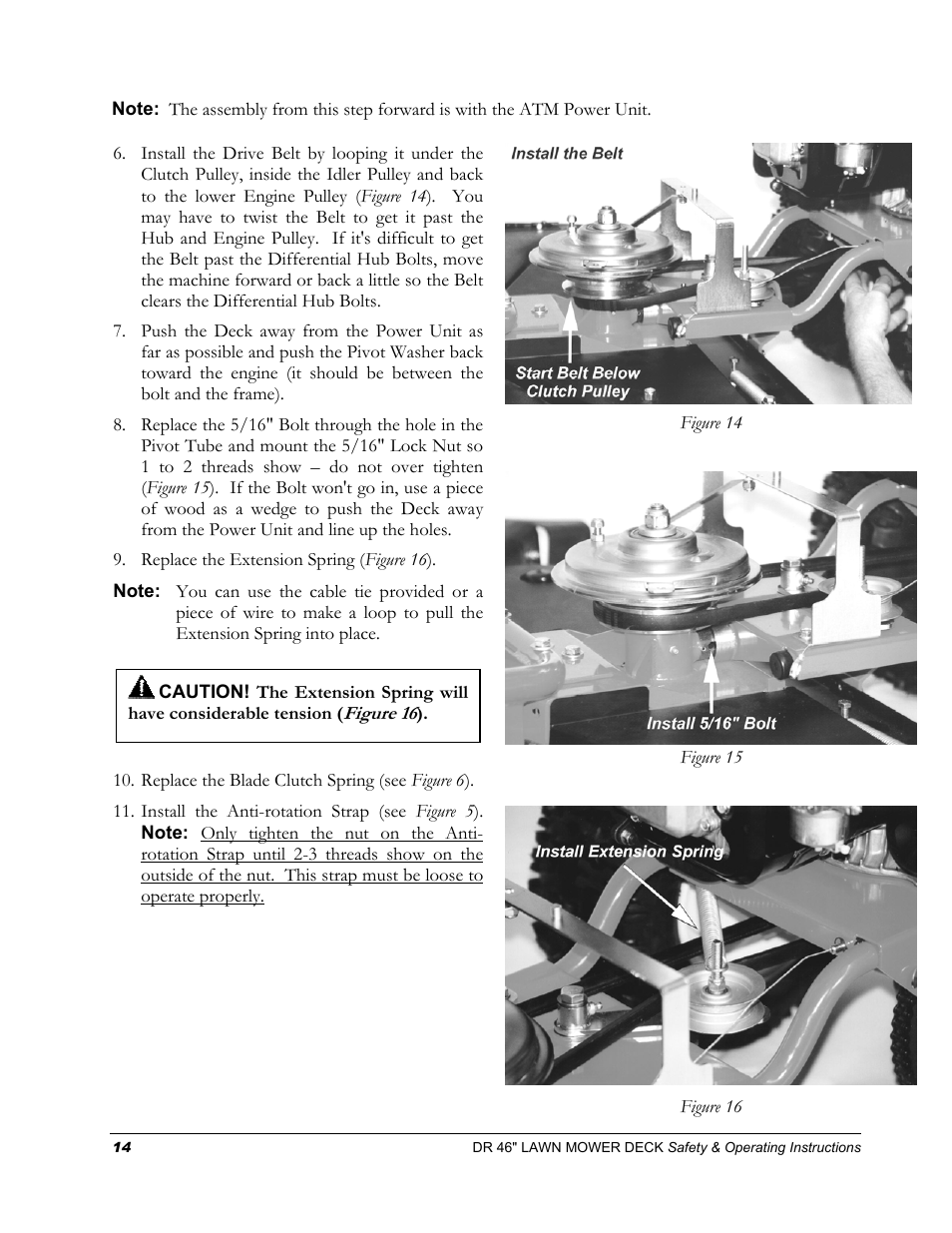 DR Power 46 Lawn Mower Deck User Manual | Page 18 / 42