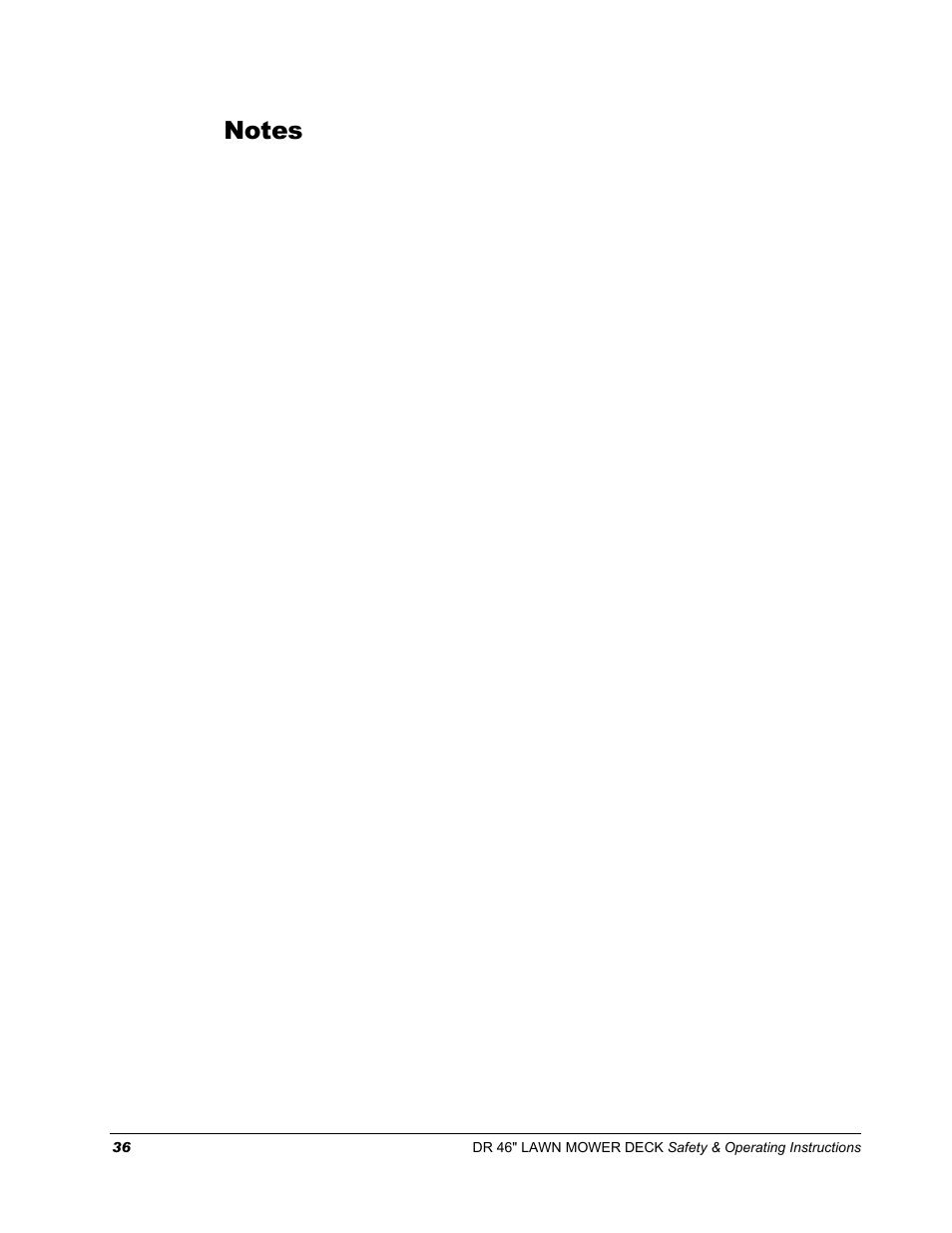 DR Power 46 Lawn Mower Deck User Manual | Page 40 / 42
