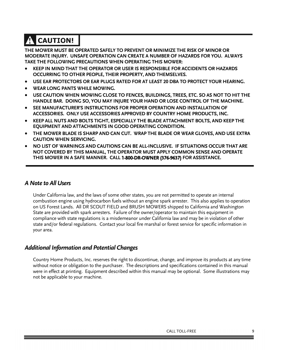 Additional information and potential changes | DR Power Scout 8.25 (January 2007 and Later) User Manual | Page 13 / 54