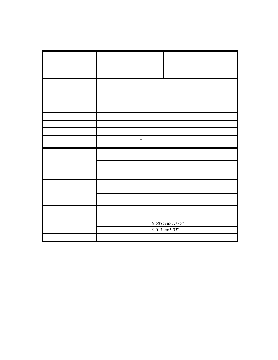 Specifications | Connect Tech 104 User Manual | Page 9 / 9