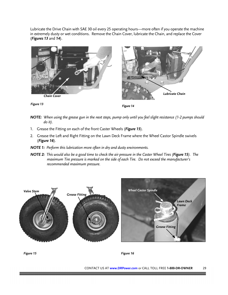 DR Power Walk-behind 12.5 HP Tecumseh with 42 Lawn Deck User Manual | Page 33 / 64