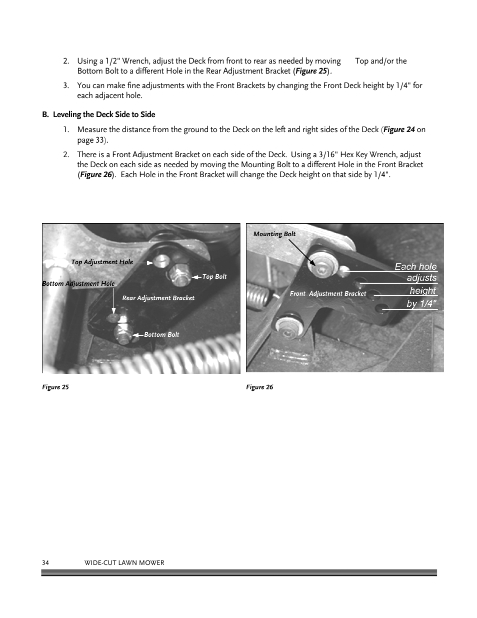 DR Power Walk-behind 12.5 HP Tecumseh with 42 Lawn Deck User Manual | Page 38 / 64