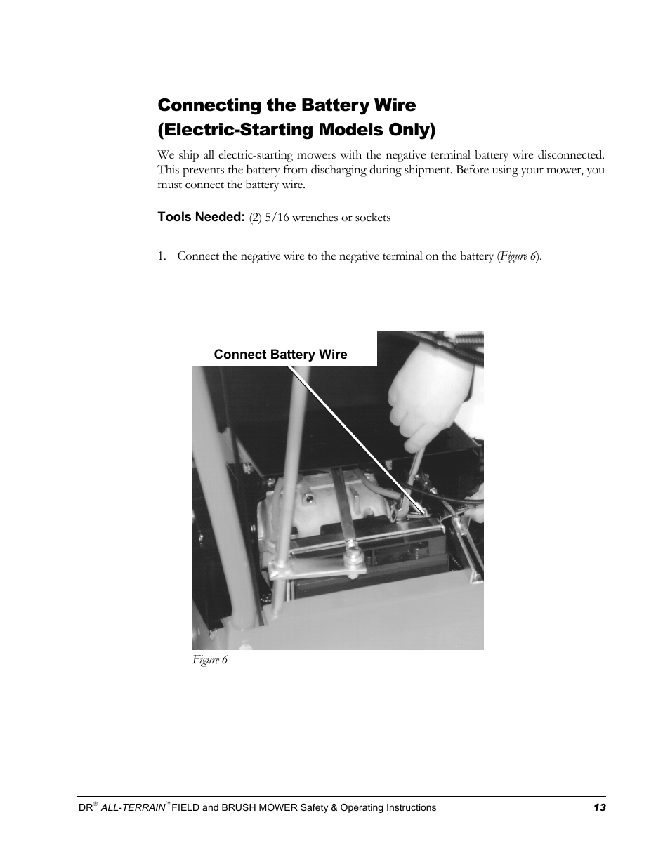 Figure 6 | DR Power Walk-behind 13 - 17 HP (April 2005 - August 2005) User Manual | Page 17 / 54
