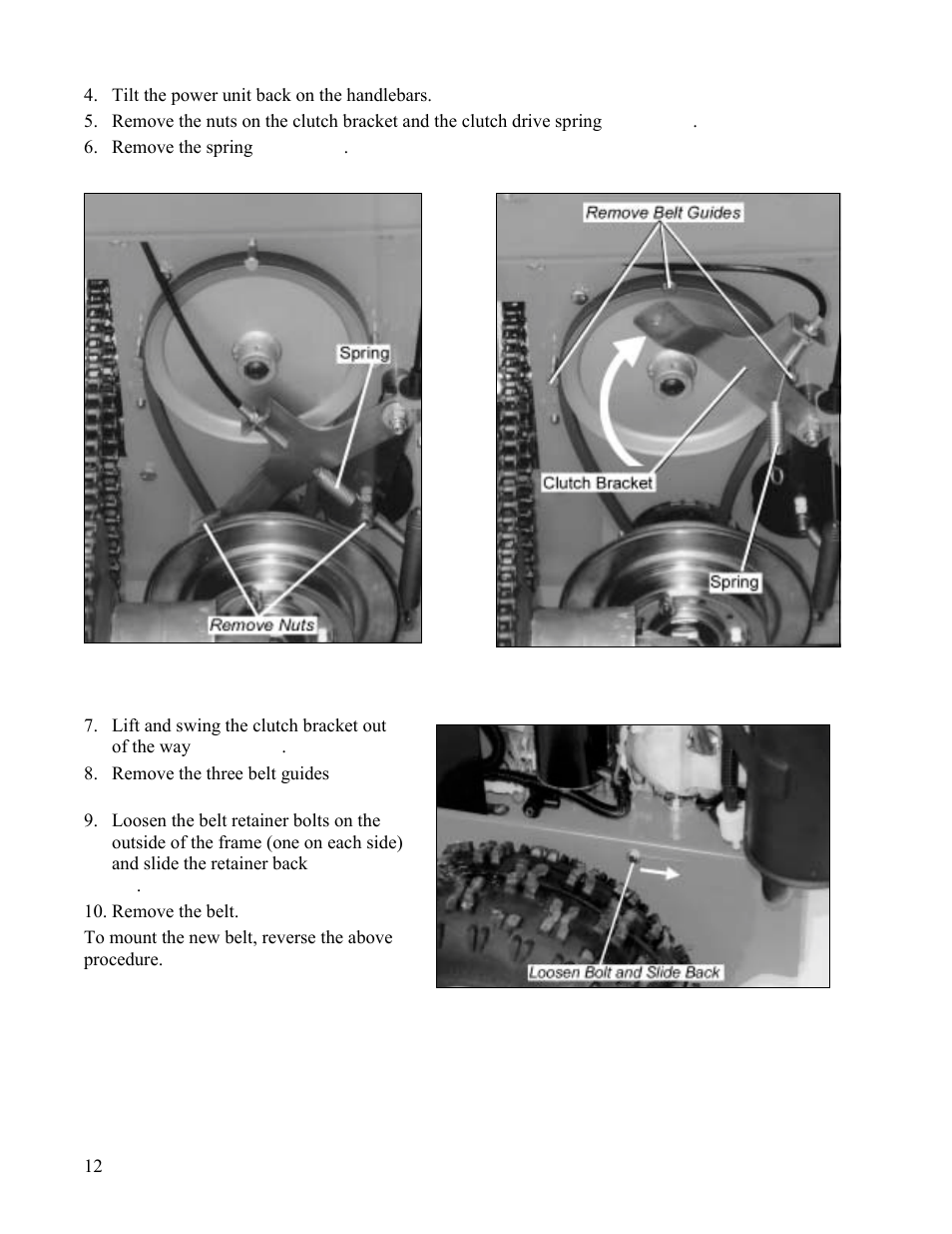 DR Power Walk-behind 13 - 17 HP (May 2001 - February 2003) User Manual | Page 18 / 36