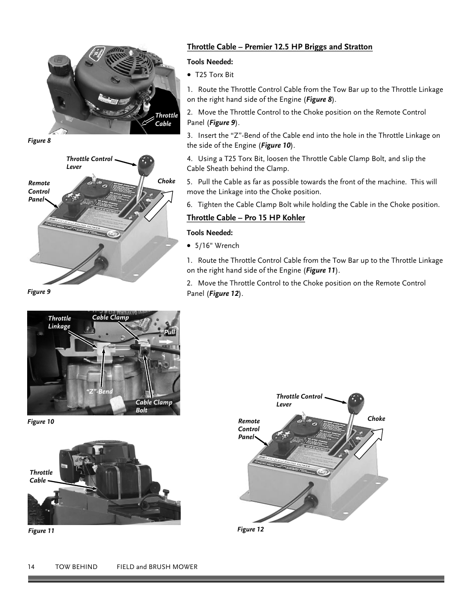 DR Power Tow Behind Premier 12.5hp B&S User Manual | Page 14 / 40