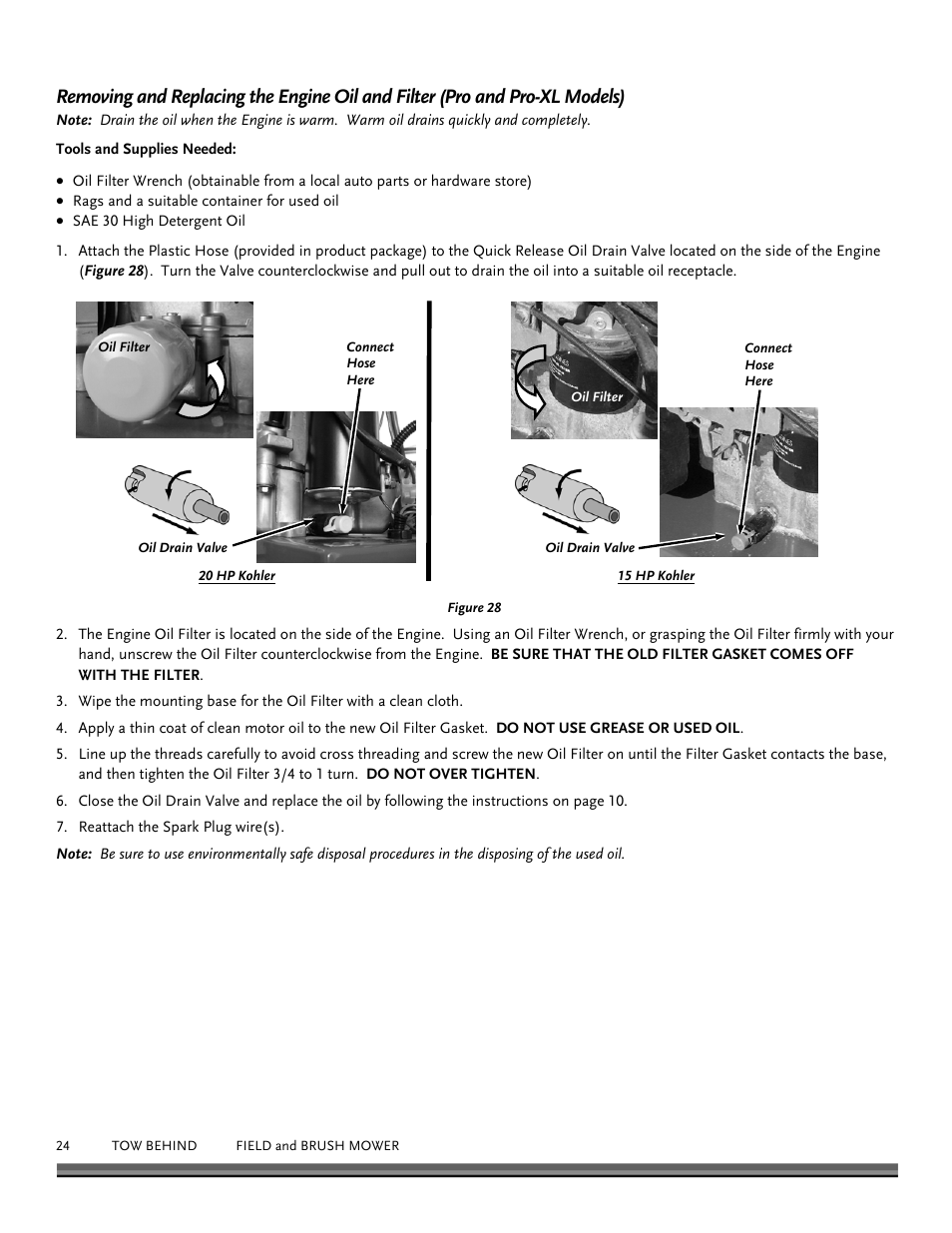 DR Power Tow Behind Premier 12.5hp B&S User Manual | Page 24 / 40