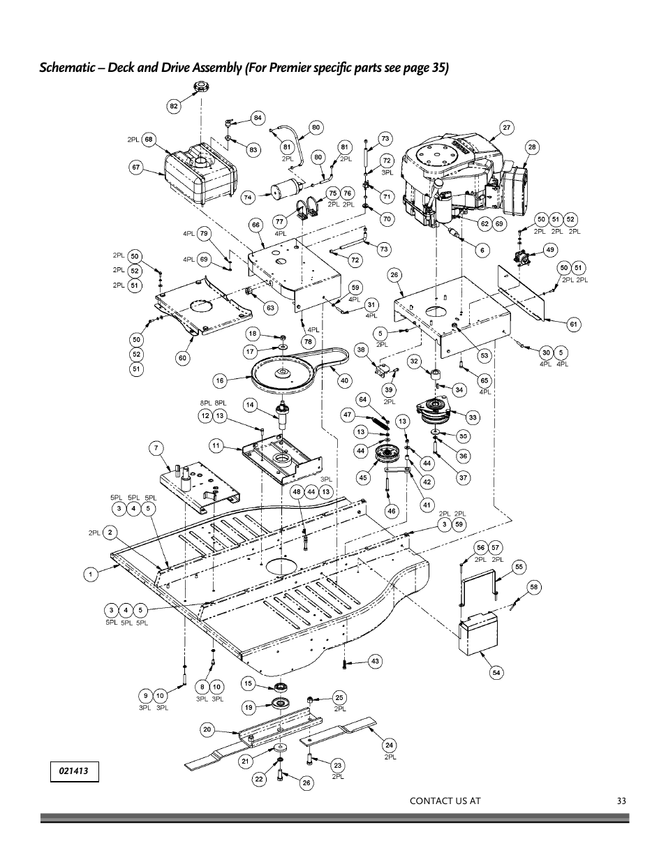 DR Power Tow Behind Premier 12.5hp B&S User Manual | Page 33 / 40